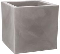 Vaso cubico resina MOMUS cm. 35