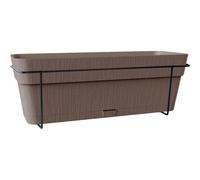 Vaso da Balcone Stefanplast Ethica 50 cm Taupe 9 L Plastica Riciclata