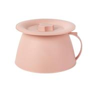 Vaso da camera - 13,6 Cm/5,35 Pollice Orinatoio con manico | Vaso con coperchio e maniglia sputatrice - Portatile | Secchio per uomini, giovani donne, ragazza, figlio, moglie, ragazzi, famiglia, amici