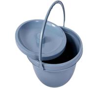 Vaso da camera Secchio WC Portatile Vasino Comodino Commode Secchio Bagno Notte per Barca Bagno Domestico Adulti Uomini Donne Bella elaborazione