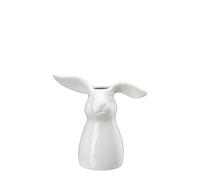 Vaso da coniglio bianco 16 cm