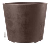 Vaso da esterno Deroma Millenium R Ø 59 cm marrone Di colore marrone