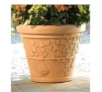 Vaso da esterno per piante fiori cicas rotazionale decoro vite 40 cm