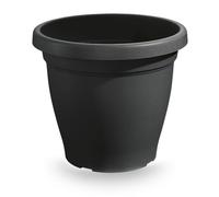 Vaso da Esterno tondo in plastica Verona Antracite 50 cm Veca