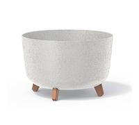 Vaso da fiori 21,5L Gracia 39x39x25,7 cm, Bianco eco