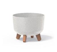 Vaso da fiori 5,1L Gracia 23,5x23,5x18,7 cm, Bianco eco