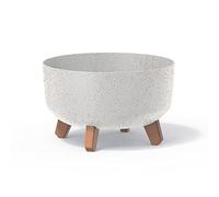 Vaso da fiori 6,8L Gracia 28,5x28,5x17,7 cm, Bianco eco