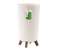 Vaso da fiori a gambe alte Gracia Slim Eco Wood DGTL240W