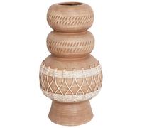 Vaso da fiori ALMIROS 51 cm Marrone chiaro Ceramica