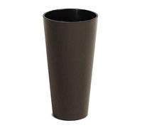 Vaso da fiori alto e tondo, senza serbatoio, 25x25x47,6cm, capacità 9L
