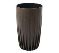 Vaso da fiori alto ed ecologico a righe
