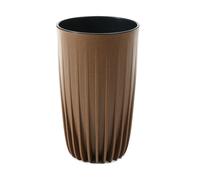 Vaso da fiori alto in legno ecologico a vista