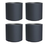 Vaso da fiori Antigelo 31L HEOS set 4 antracite inserto resistente