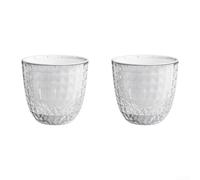 Vaso da fiori autoirrigante trasparente per interni con design a serbatoio per ridurre lo sforzo di irrigazione manuale e migliorare la vitalità delle piante (2 pezzi, 11 cm)