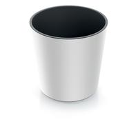 Vaso da fiori basso e rotondo URBI DURO250 | Bianco