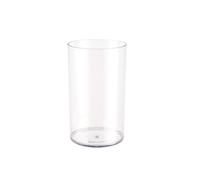 Vaso da fiori cilindrico in plastica trasparente, alto e rotondo, per centrotavola, decorazione per matrimoni, decorazione per la casa, infrangibile, da tavolo, per soggiorno (M)