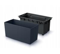 Fioriera da balcone URBI CASE, dimensioni (mm) 395x185x195, colore Antracite