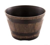Vaso da fiori da giardino in resina per piante grasse e piccole piante, elegante soluzione decorativa per interni ed esterni (31 cm, senza fori)