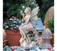 Vaso da fiori decorativo da giardino a forma di ragazza piatta 2D,