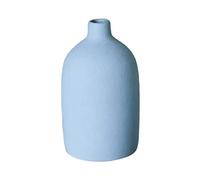 Vaso da Fiori Estetico Semplice Nordico, Vaso di Design Morandi, Vaso Moderno in Ceramica Colorata con Superficie Pura, per Matrimonio, Soggiorno, Ufficio, Fattoria(Azzurro)