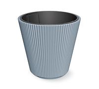 Vaso da fiori grigio, con serbatoio, collezione MILLY, 39 x 39 x 37 cm, capacità 29 L.