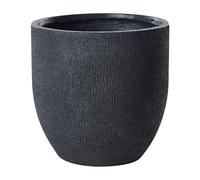 Vaso da fiori in argilla grigio scuro 46 x 46 x 46 cm Kannia