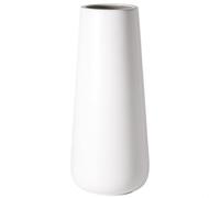 Vaso da fiori in ceramica bianca opaca, altezza 28 cm, decorazione per la casa e centrotavola vaso per amici e familiari, matrimoni, addio al nubilato, compleanni, feste, battesimi e altro ancora