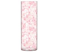 Vaso da fiori in plastica con fiori di ciliegio, 30 cm, trasparente, estetico, trasparente, alto per l'inaugurazione della casa