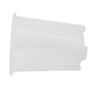 Vaso da fiori in plastica trasparente con fori laterali e inferiori per il flusso d'aria, design trasparente per monitorare la crescita delle radici e i livelli di idratazione (16 cm)