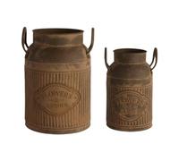 Vaso da fiori in stile fattoria, brocca, vaso per composizioni floreali