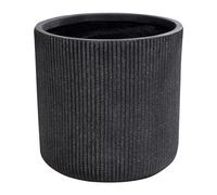 Vaso da fiori per in fibra di argilla grigio 37 x 37 x 37 cm Oreoi