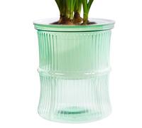 - Vaso da fiori per irrigazione interna, piccoli contenitori per piante in vaso, a prova di perdite, vasi per irrigazione per balcone, bagno, camera da letto, studio, soggiorno