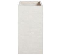 Vaso da Fiori Quadrato Beige chiaro 40 x 40 x 77 cm Dion