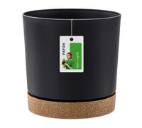Vaso da fiori sopravaso Tubo Prosperplast fioriera con EcoHolz sottovaso rotondo