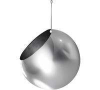 AYTM Vaso da fiori Globe sospeso Ø17 cm argento acciaio inossidabile