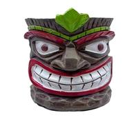 Vaso Da Fiori Totem Colorato - Fioriera In Resina 11x11 Cm | Scultura Da Giardino In Miniatura Per Interni Ed Esterni | Tiene Elegantemente Le Piante Bonsai Per L'arredamento Del Giardino Del Patio Di