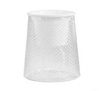 Vaso da fiori trasparente autoirrigante per ufficio e soggiorno, cura delle piante senza sforzo senza irrigazione manuale (trasparente 150#)