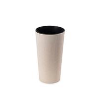 Vaso da fiori Urbanika ECO in legno, bianco, altezza 36 cm