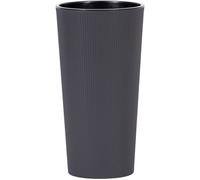 Vaso Da Fiori Vaso Per Piante Contenitore LOCON STRIPE Antracite 30 Cm