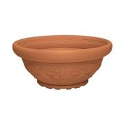 VASO da giardino CIOTOLA DECORATA Ø cm 40 RESINA DIMARTINO made in italy