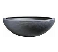 Vaso da giardino EDA Graphit Up Ovale Ø59 cm 39 L Grigio Anthracite Doppia Parete Anti-UV