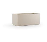 Vaso da giardino Stefanplast Ethica 80 cm Chalk Effetto Legno 80 L Plastica Riciclata