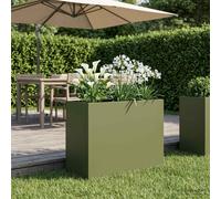 vidaXL Vaso da giardino Verde Oliva 60 x 30 x 40 cm