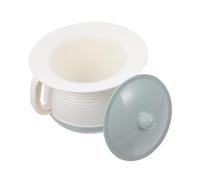 Vaso da Notte con Coperchio in Plastica Blu, 1 Pezzo | Ragazzo Ragazza e Anziani, Uso Domestico, Buona Capacità di Carico, Formato Portatile