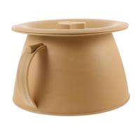 Vaso da Notte e Uso in Plastica Manico, Rosa con Coperchio | Urina e Saliva, Portatile per Emergenze Stradali, Fondo Antiscivolo, 1 Pezzo, Comodità Accanto al Letto