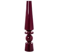 Vaso da pavimento in metallo smaltato a Bordeaux Ø18x100 cm