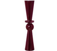 Vaso da pavimento in metallo smaltato a Bordeaux Ø20x98 cm