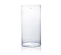 Vaso da Pavimento XXL, Vetro Decorativo Cyli Cilindrico Tondo H.60cm D.30cm