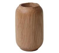 Vaso Da Tavolo In Legno - Supporto Decorativo In Quercia Bianca, Elegante Portafiori, Solido Ornamento Artigianale, Elegante Centrotavola, Durevole Decorazione Per La Casa | Decorazione Perfetta Per C