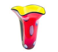 Vaso da tavolo stile Murano stile antico altezza 32 cm, 3,5 kg Fazzoletto